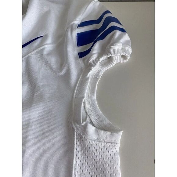 Nike Football Performance Jersey Mesh Vented White Royal CI3767-108 Men’s Sz L - Picture 3 of 13